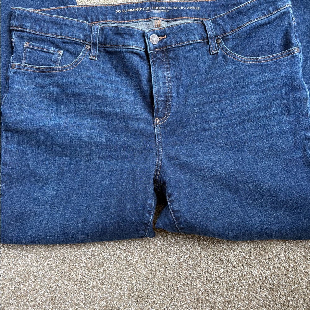 Chico's So Slimming Girlfriend Slim Leg Ankle Jeans